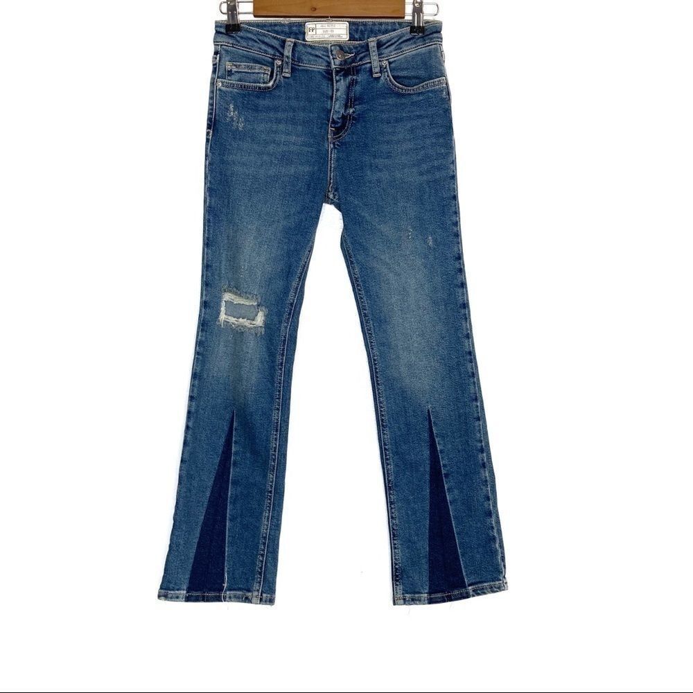 Free People | Distress Crop Jeans